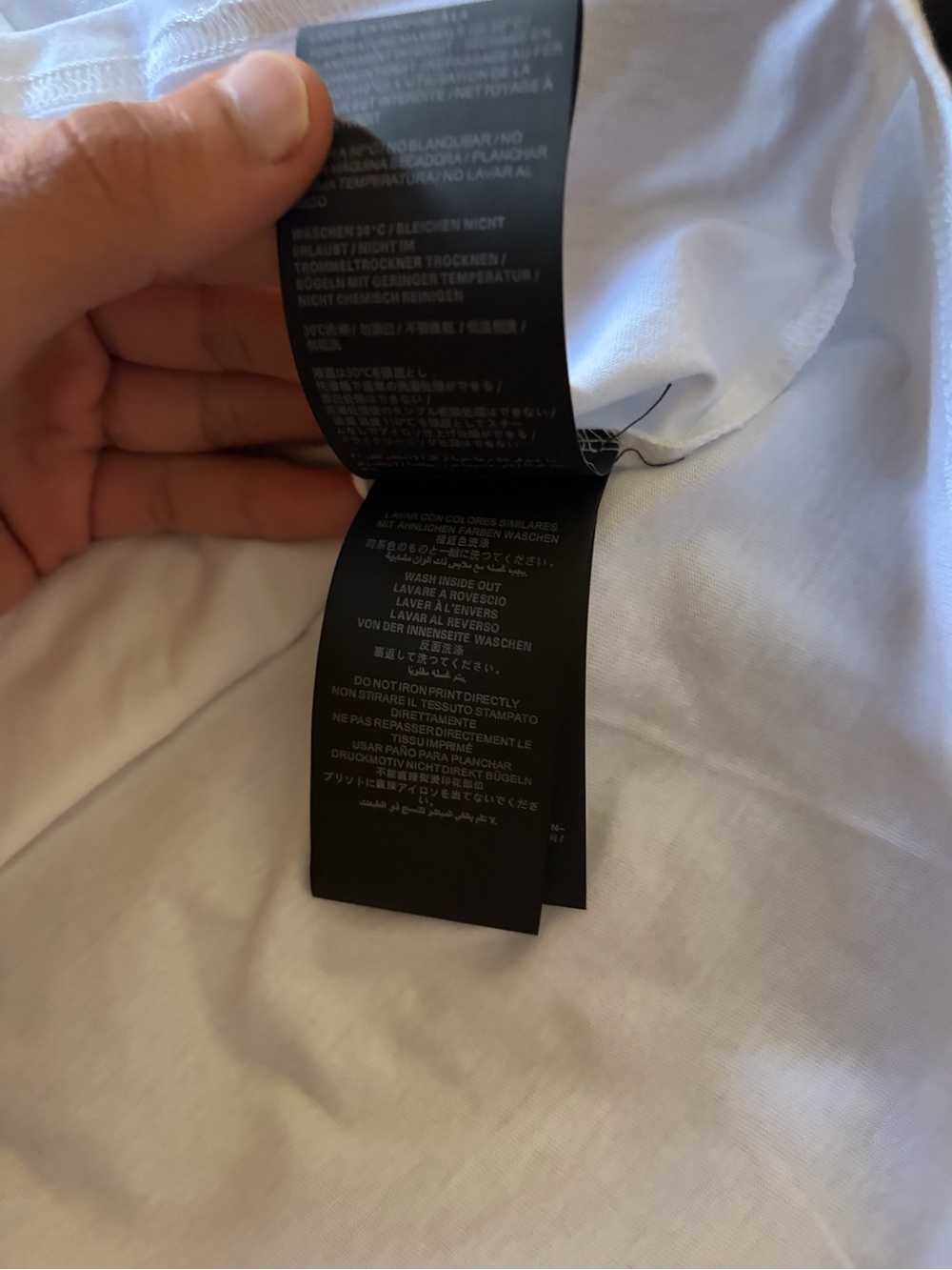 Palm Angels White Crew Neck T-Shirt - Picture 4 of 8